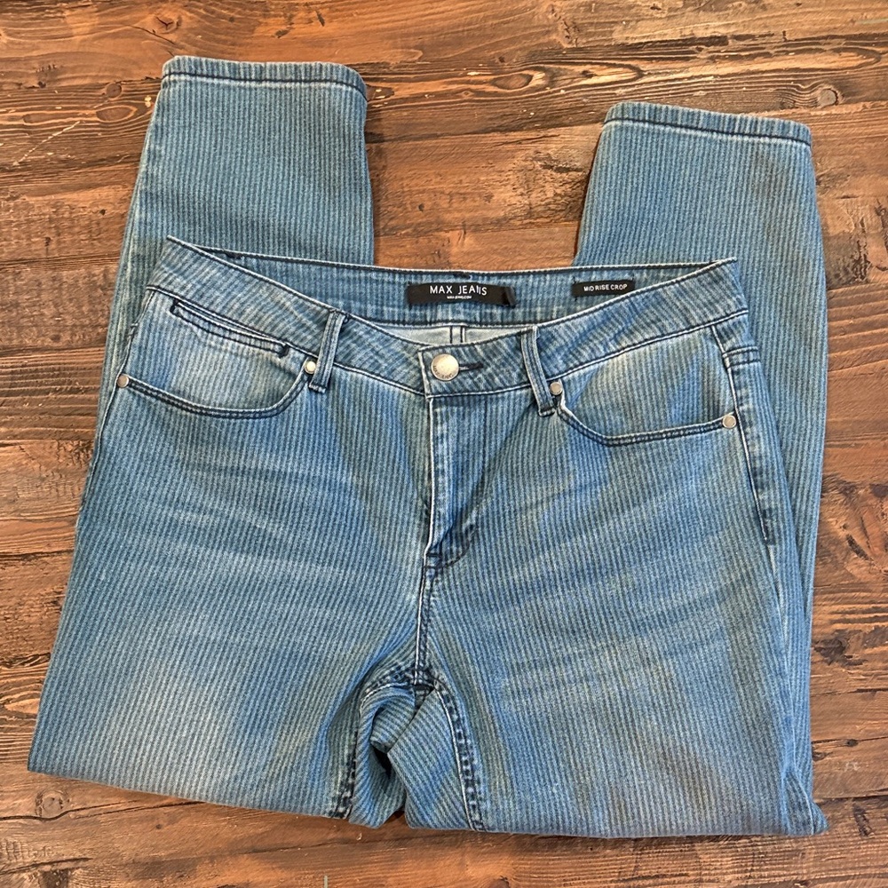 Max Jeans mid rise cropped